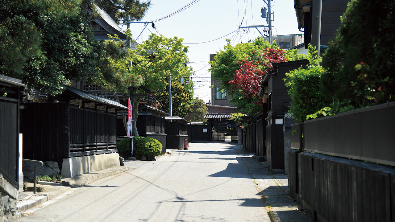 The old townhouses of Murakami city: Kurobei street