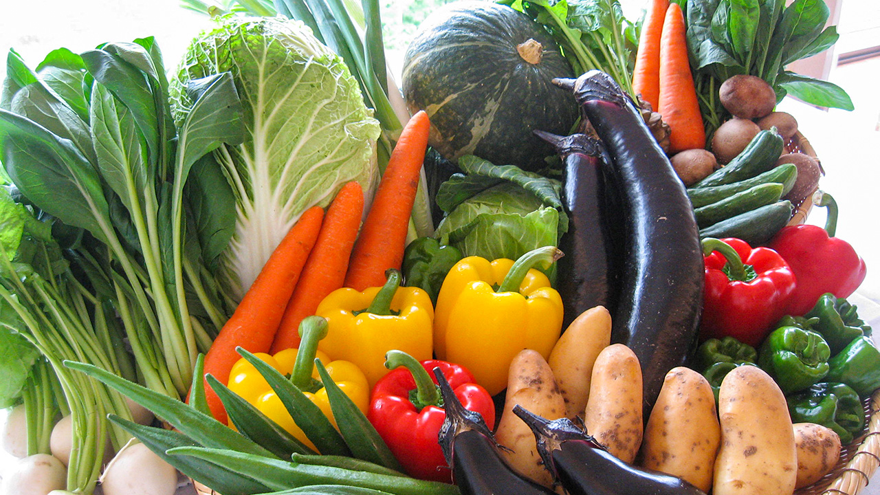 fresh vegetables from Chichibu and Saitama Prefecture