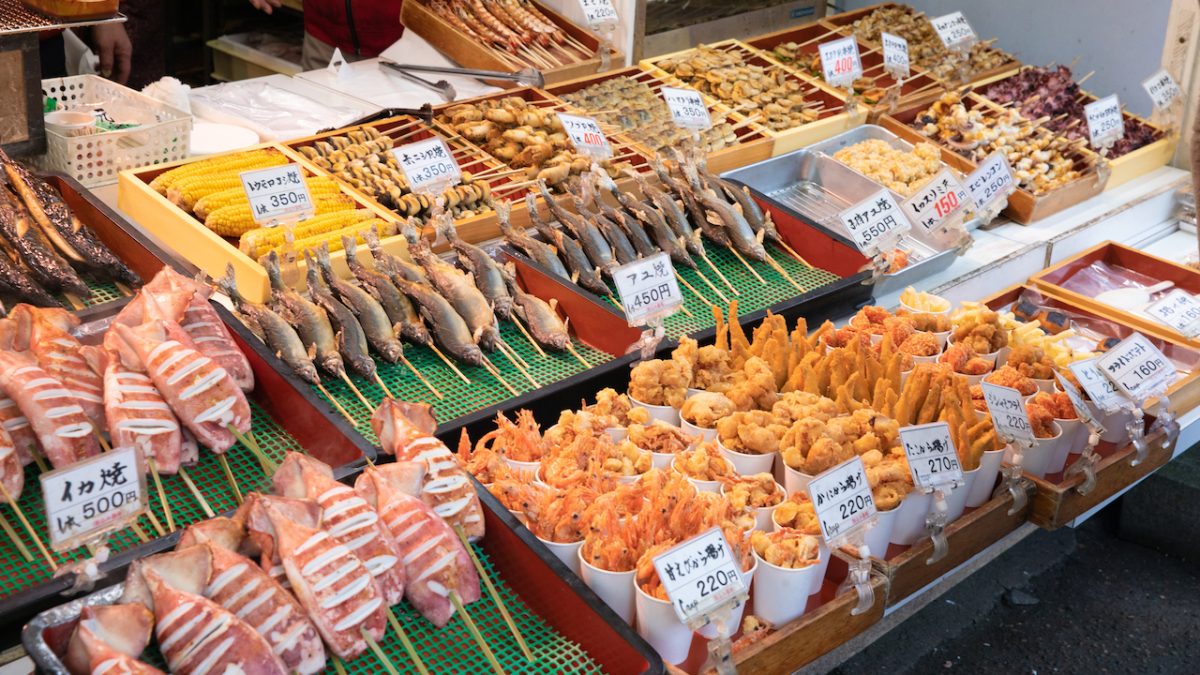 Teradomari Fisherman's market
