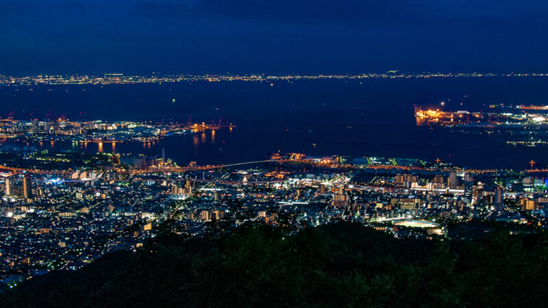 View of Kobe from M. Maya