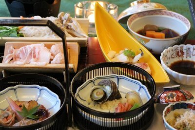 Dinner at Ryokojin-sando Hotel